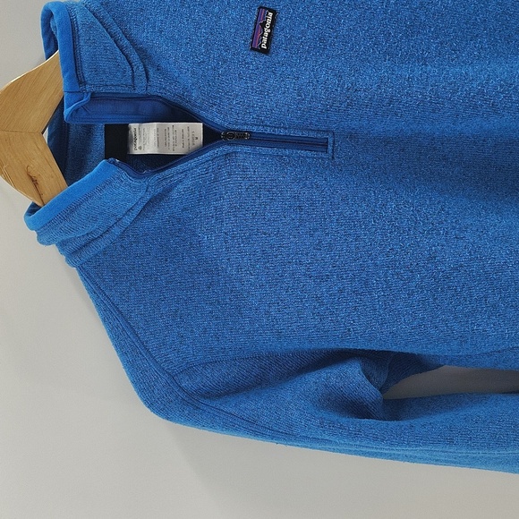 Patagonia Blue Pullover Jacket Quarter Zip Size Medium Women's - Picture 2 of 8